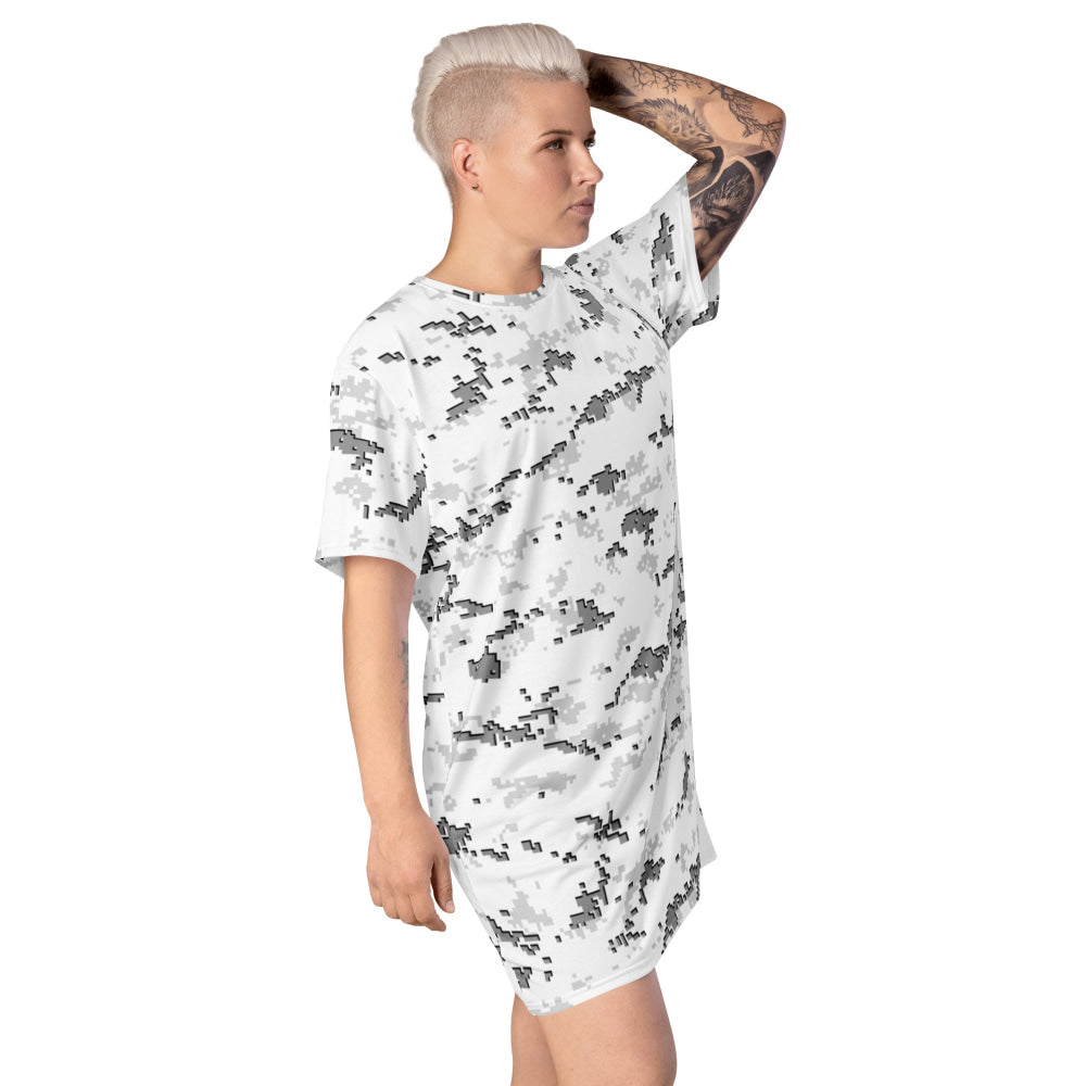 American MARPAT Snow CAMO T-shirt dress - Womens T-Shirt Dress