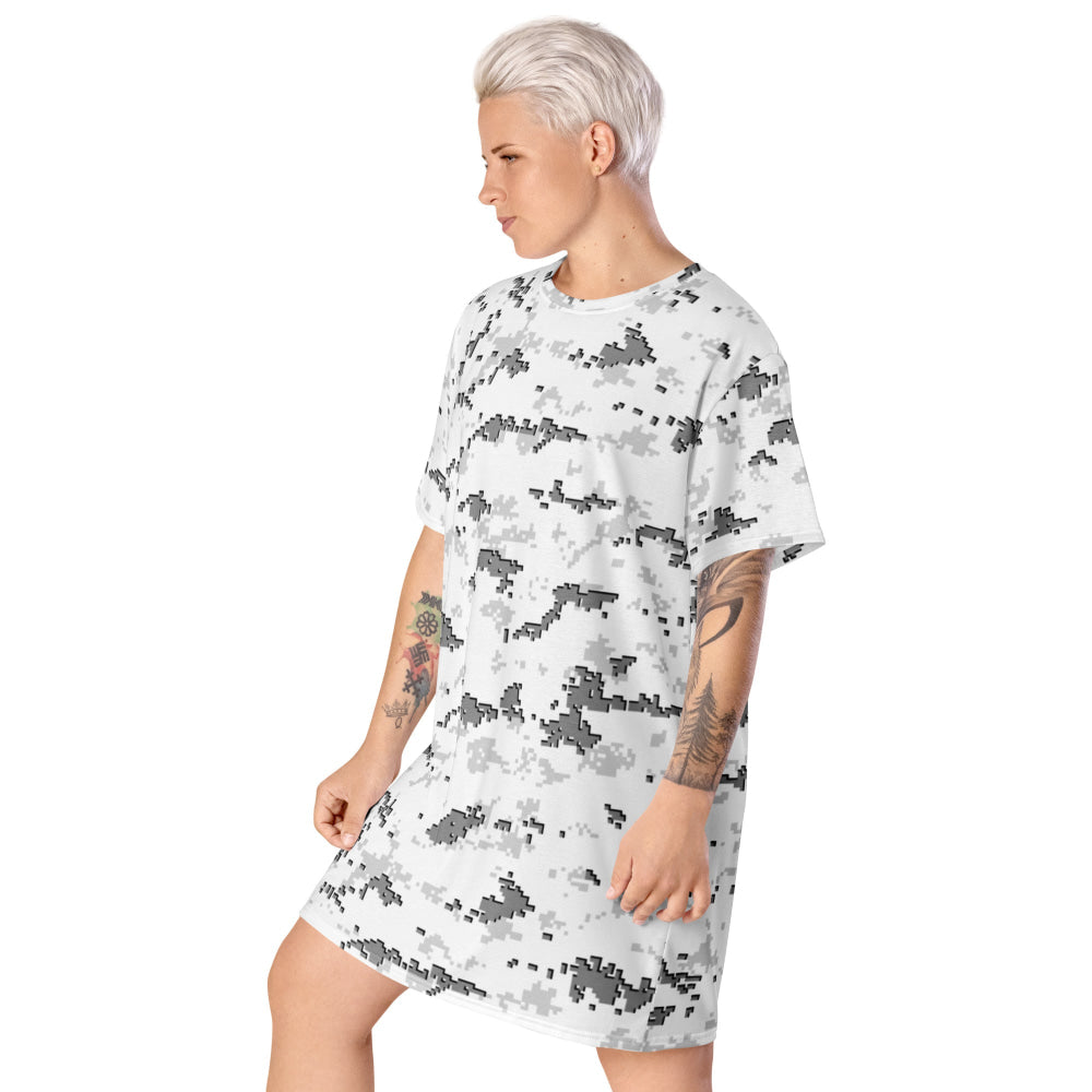 American MARPAT Snow CAMO T-shirt dress - Womens T-Shirt Dress