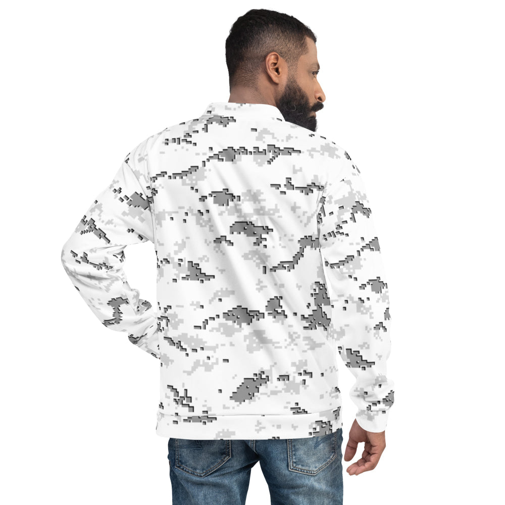 American MARPAT Snow CAMO Unisex Bomber Jacket