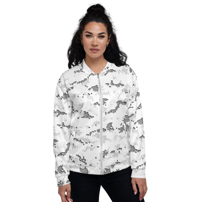 American MARPAT Snow CAMO Unisex Bomber Jacket