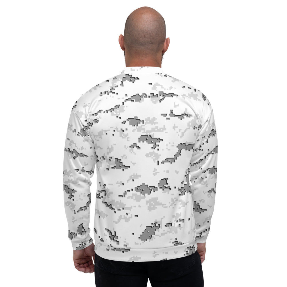 American MARPAT Snow CAMO Unisex Bomber Jacket