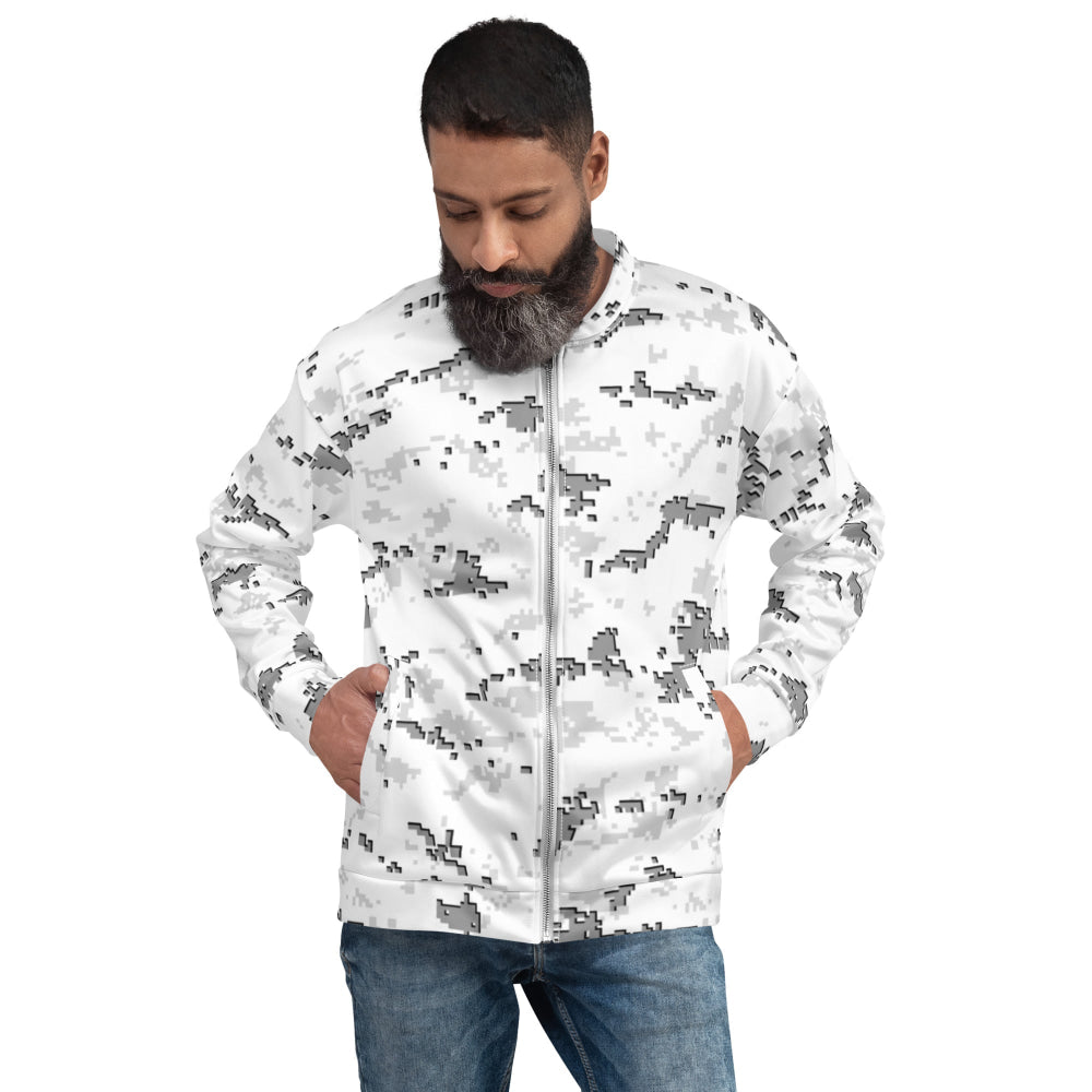 American MARPAT Snow CAMO Unisex Bomber Jacket