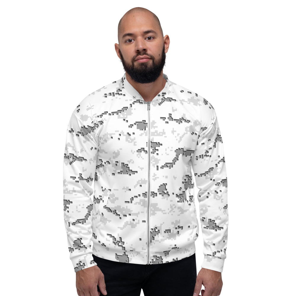 American MARPAT Snow CAMO Unisex Bomber Jacket