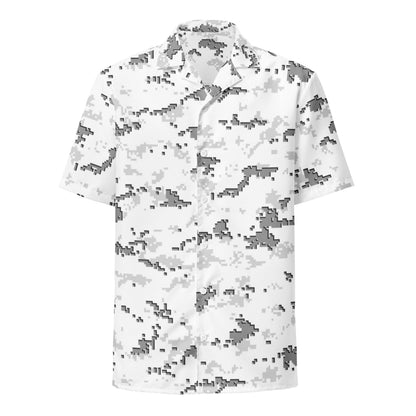 American MARPAT Snow CAMO Unisex button shirt - Button Shirt