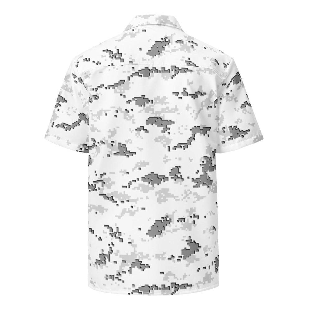 American MARPAT Snow CAMO Unisex button shirt - Button Shirt