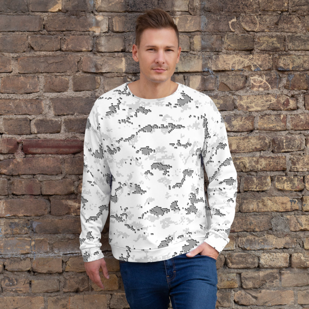 American MARPAT Snow CAMO Unisex Sweatshirt - XS