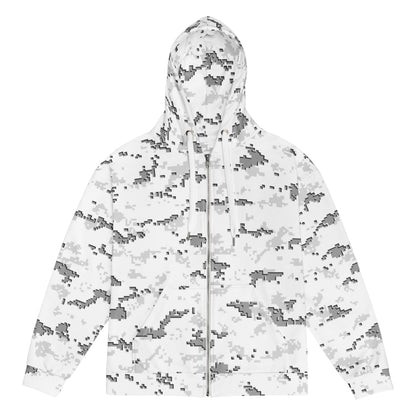 American MARPAT Snow CAMO Unisex zip hoodie - 2XS - Zip Hoodie