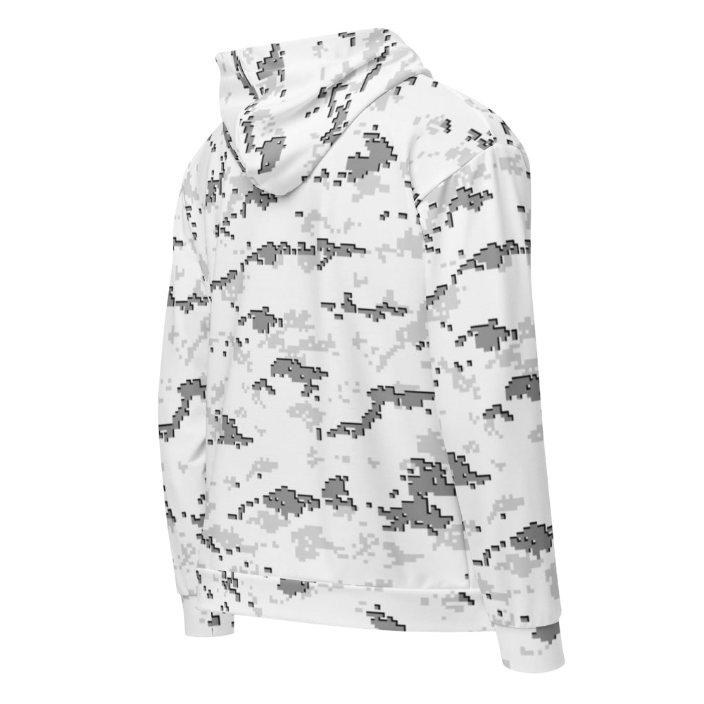 American MARPAT Snow CAMO Unisex zip hoodie - Zip Hoodie