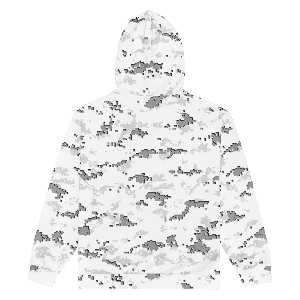 American MARPAT Snow CAMO Unisex zip hoodie - Zip Hoodie