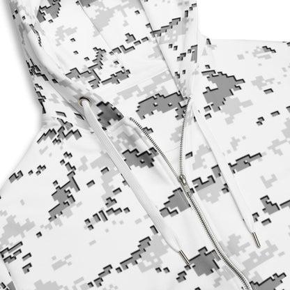 American MARPAT Snow CAMO Unisex zip hoodie - Zip Hoodie