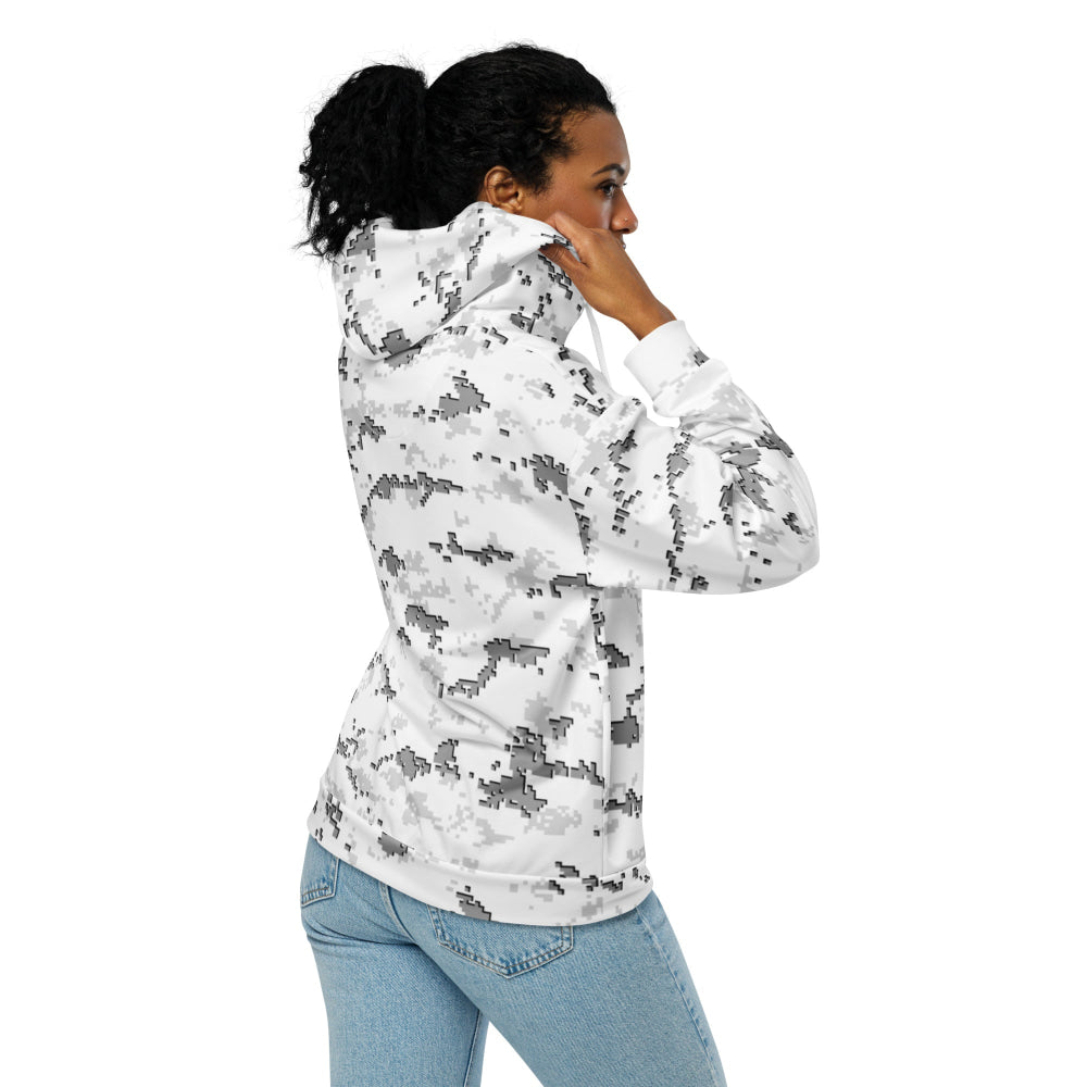 American MARPAT Snow CAMO Unisex zip hoodie - Zip Hoodie