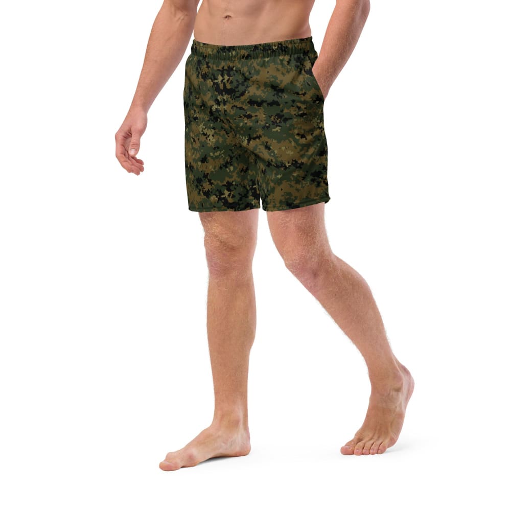 American MARPAT Woodland CAMO Men’s swim trunks - Mens Swim Trunks