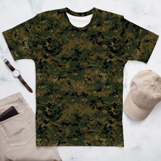 American MARPAT Woodland CAMO Men’s T-shirt - XS - Mens T-Shirt