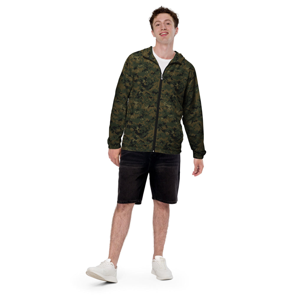 American MARPAT Woodland CAMO Men’s windbreaker - Mens Windbreaker