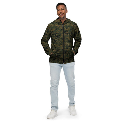 American MARPAT Woodland CAMO Men’s windbreaker - Mens Windbreaker