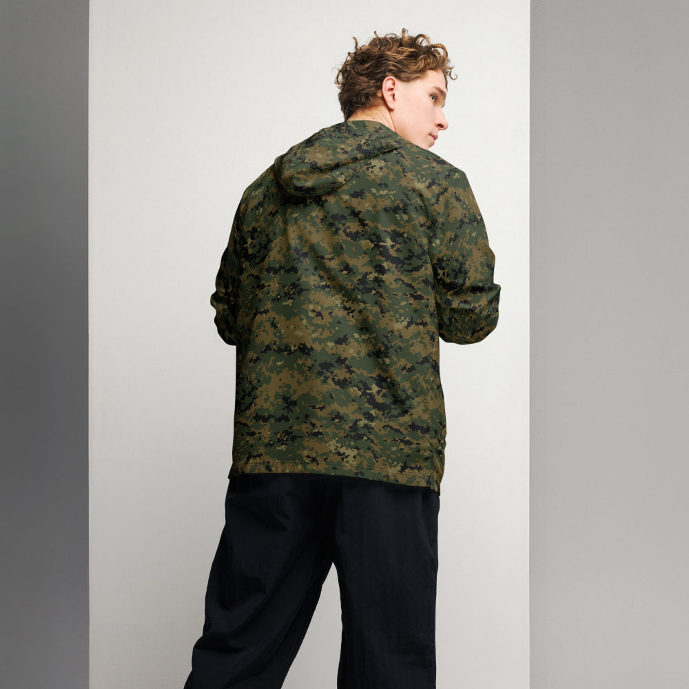 American MARPAT Woodland CAMO Men’s windbreaker - Mens Windbreaker