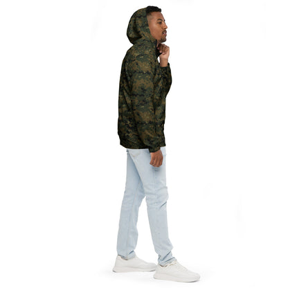 American MARPAT Woodland CAMO Men’s windbreaker - Mens Windbreaker