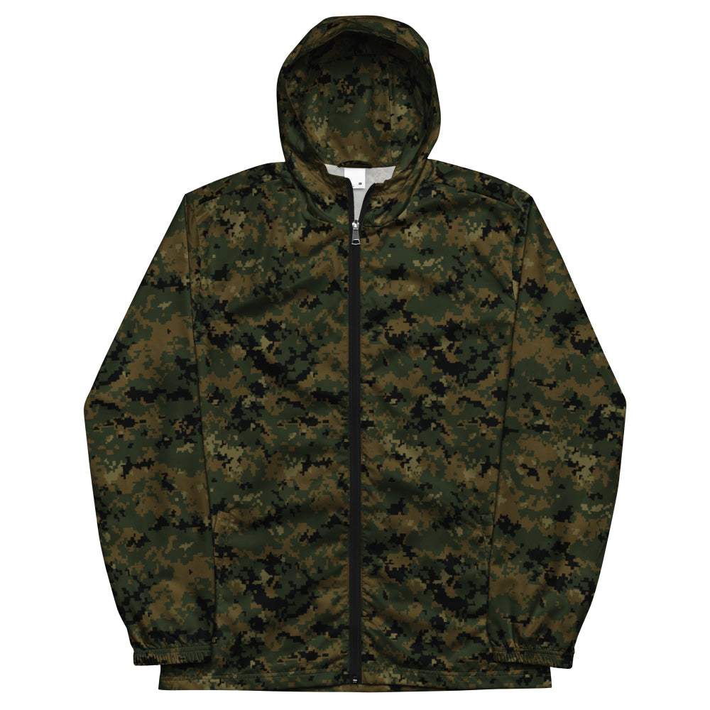 American MARPAT Woodland CAMO Men’s windbreaker - Mens Windbreaker