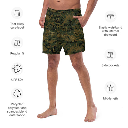 American MARPAT Woodland CAMO swim trunks - Mens Swim Trunks