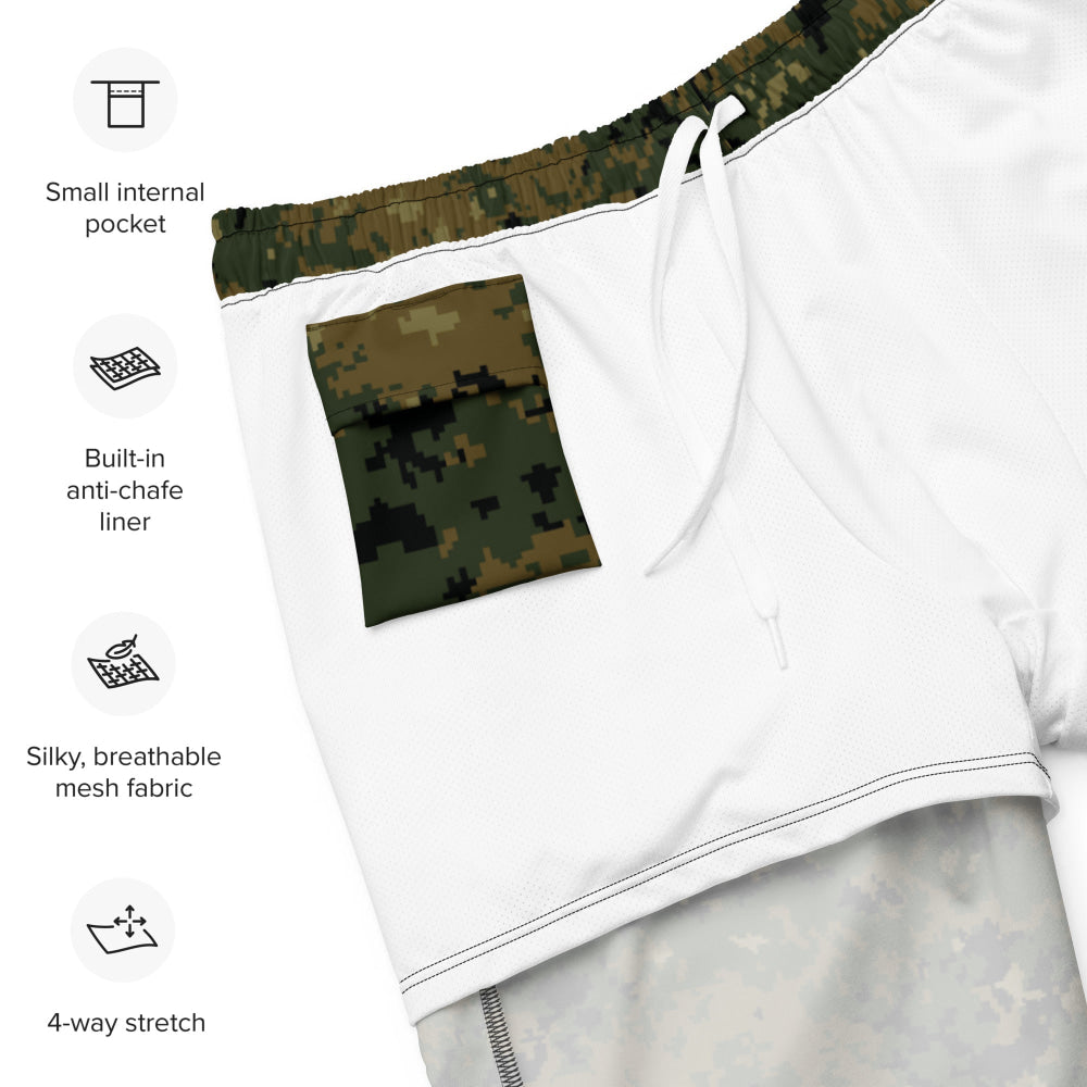 American MARPAT Woodland CAMO swim trunks - Mens Swim Trunks