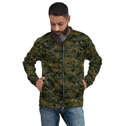 American MARPAT Woodland CAMO Unisex Bomber Jacket