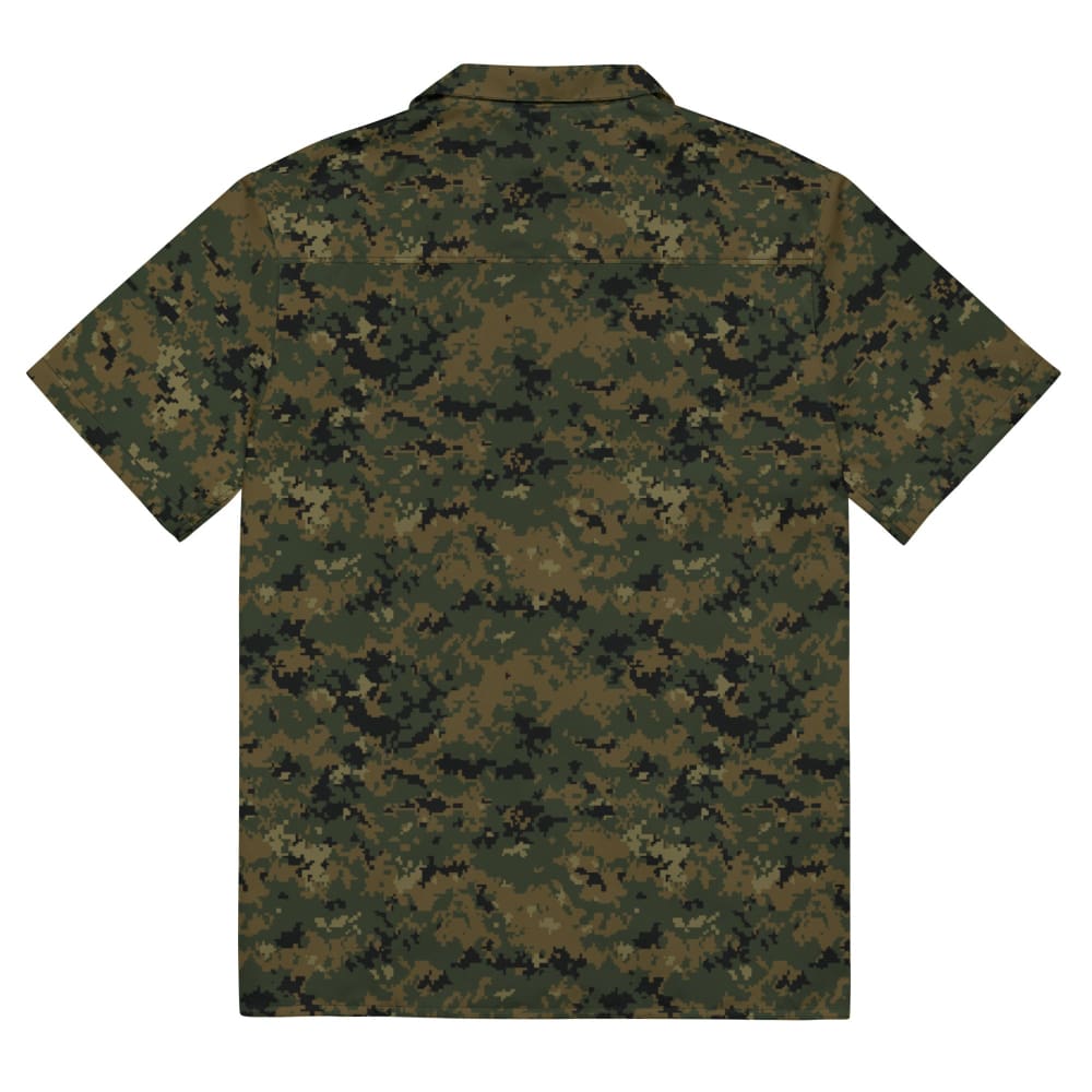 American MARPAT Woodland CAMO Unisex button shirt - Unisex Button Shirt