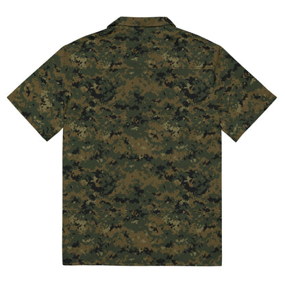 American MARPAT Woodland CAMO Unisex button shirt - Unisex Button Shirt