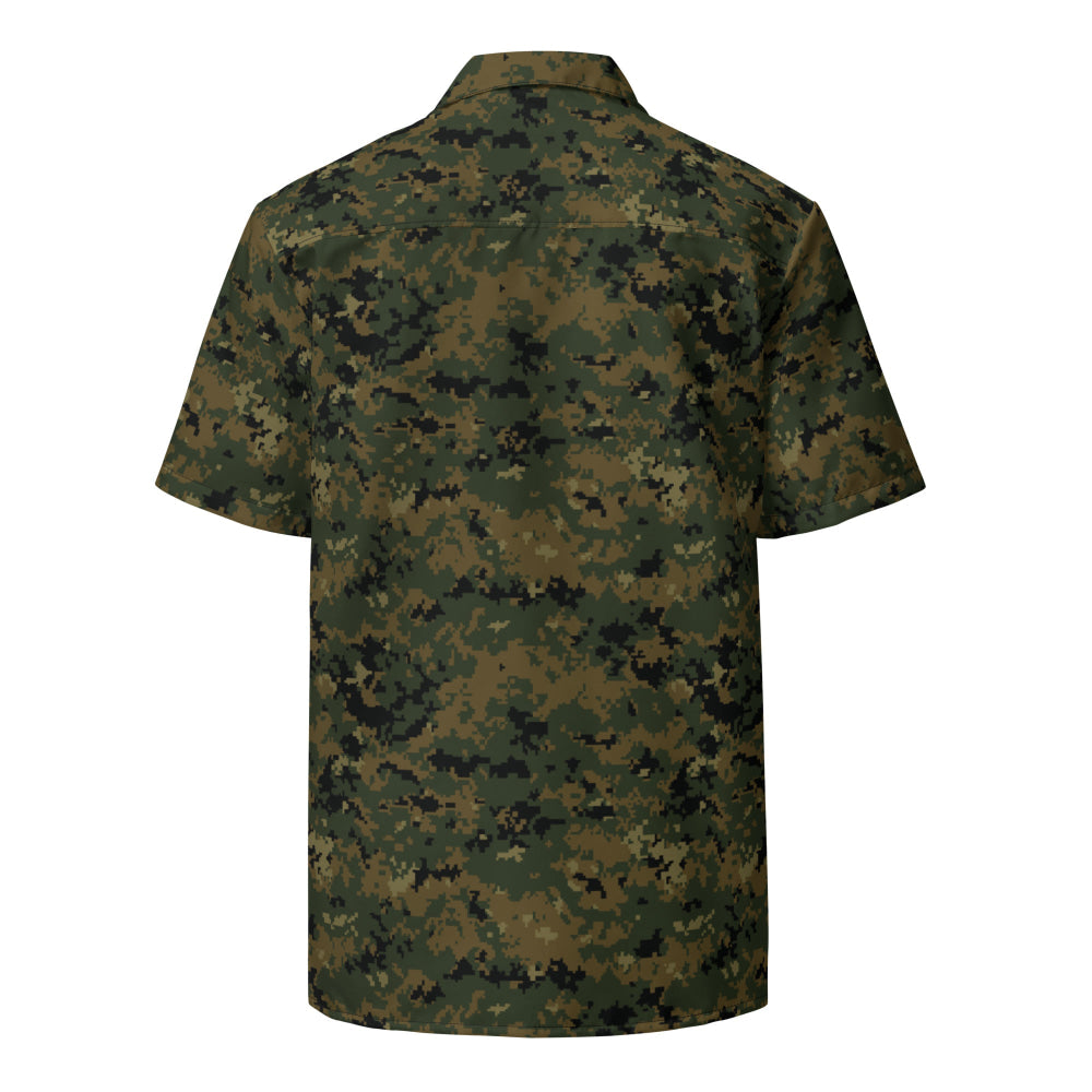 American MARPAT Woodland CAMO Unisex button shirt - Button Shirt