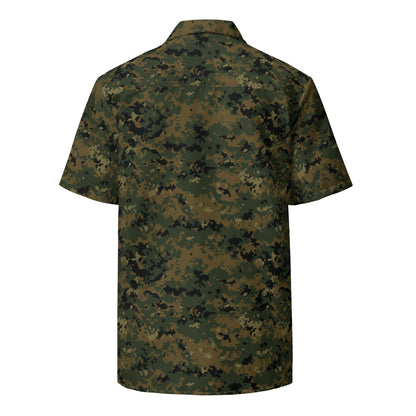 American MARPAT Woodland CAMO Unisex button shirt - Button Shirt