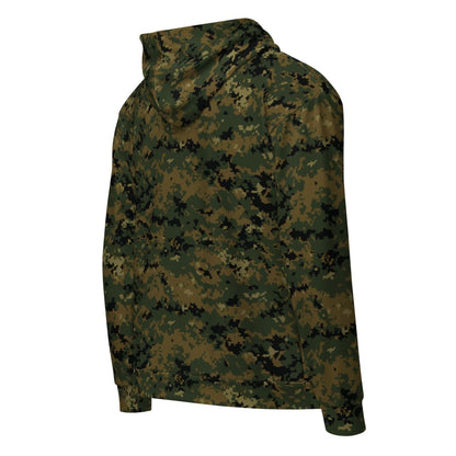 American MARPAT Woodland CAMO Unisex zip hoodie - Unisex Zip Hoodie