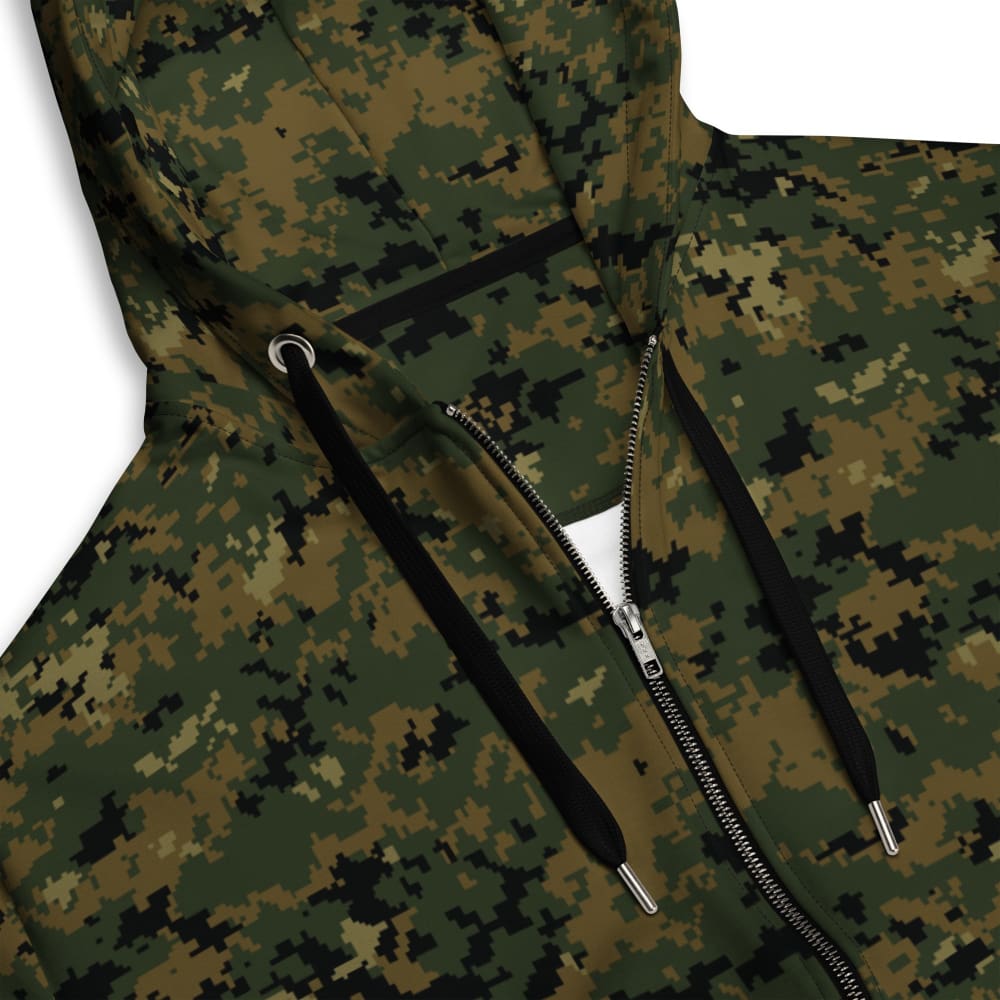 American MARPAT Woodland CAMO Unisex zip hoodie - Unisex Zip Hoodie