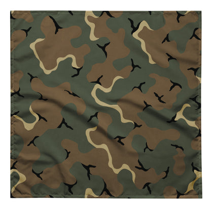American MERDC Vehicle Woodland CAMO bandana - L - Bandanas