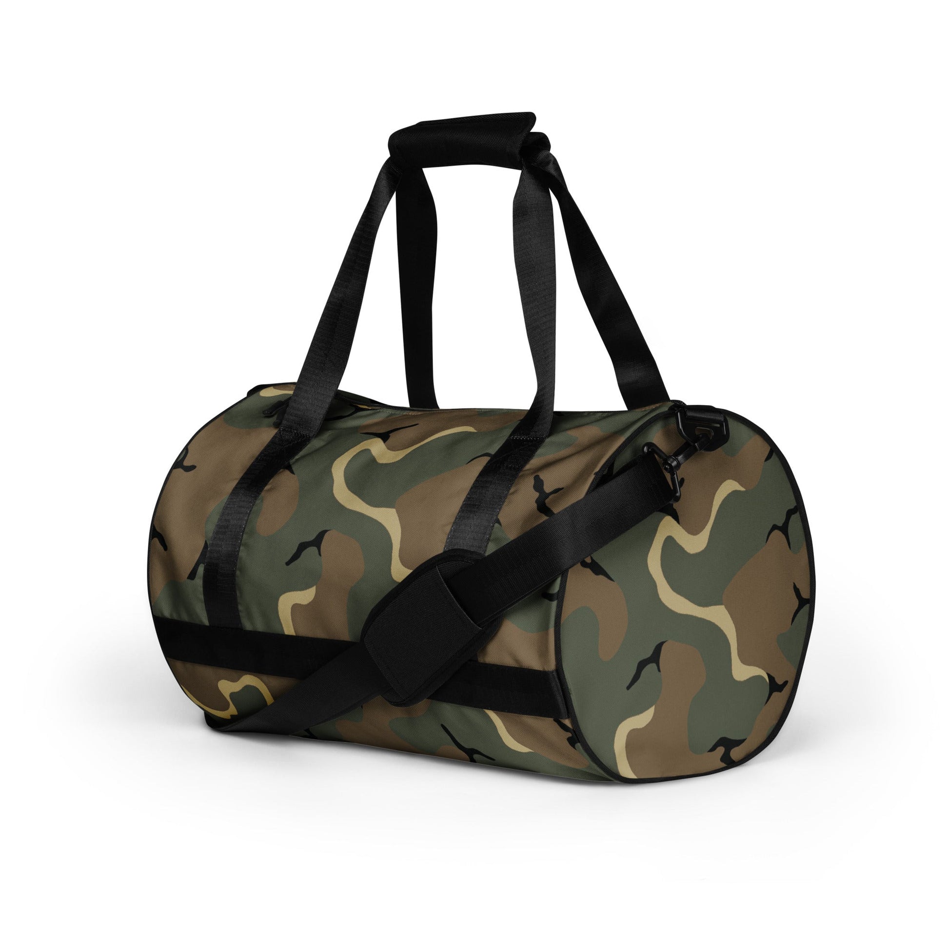 American MERDC Vehicle Woodland CAMO gym bag - Gym Bags