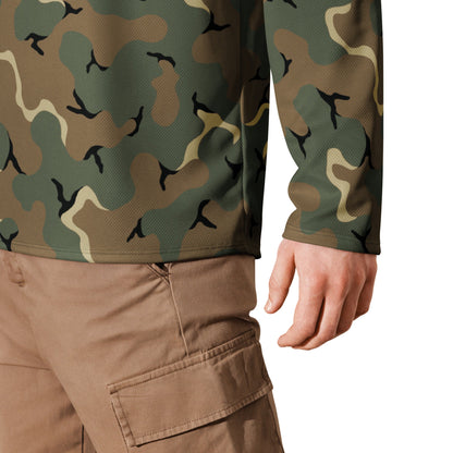 American MERDC Vehicle Woodland CAMO hockey fan jersey - Hockey Jerseys