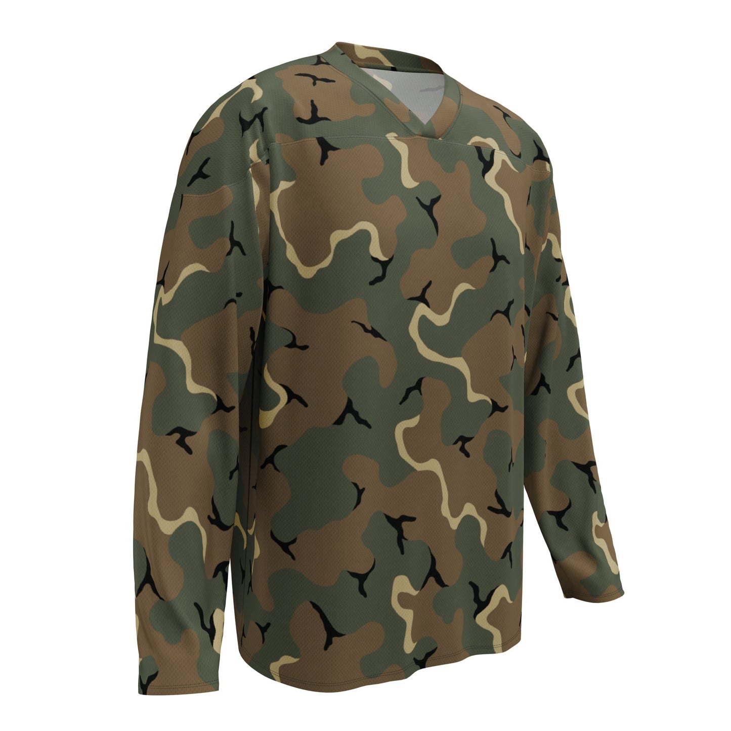 American MERDC Vehicle Woodland CAMO hockey fan jersey - Hockey Jerseys