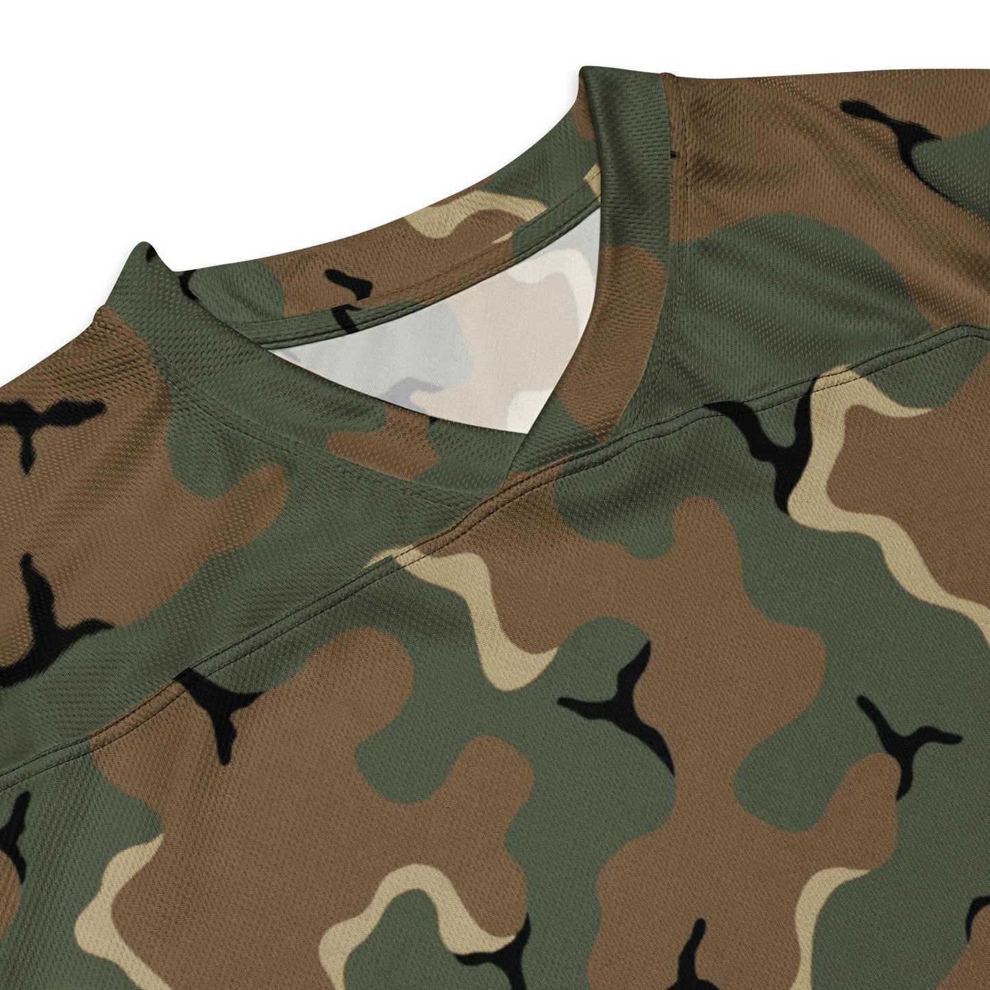 American MERDC Vehicle Woodland CAMO hockey fan jersey - Hockey Jerseys