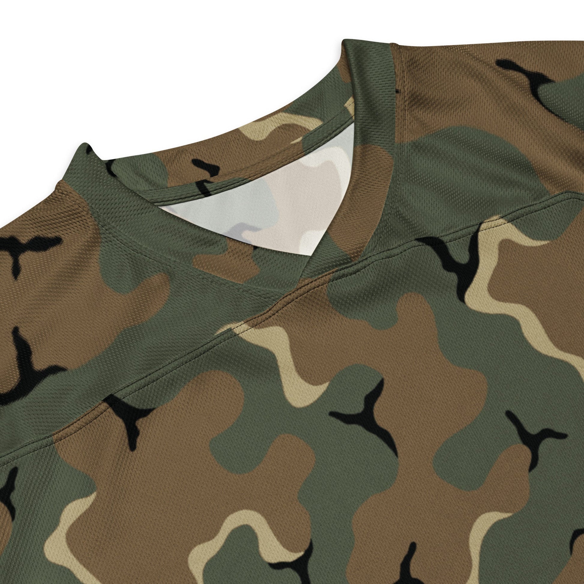 American MERDC Vehicle Woodland CAMO hockey fan jersey - Hockey Jerseys