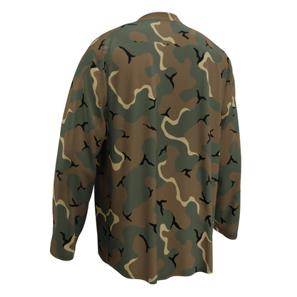 American MERDC Vehicle Woodland CAMO hockey fan jersey - Hockey Jerseys