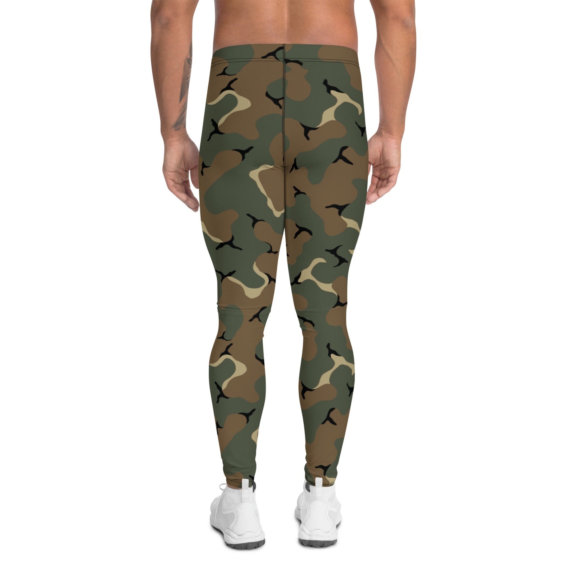 American MERDC Vehicle Woodland CAMO Mens Leggings