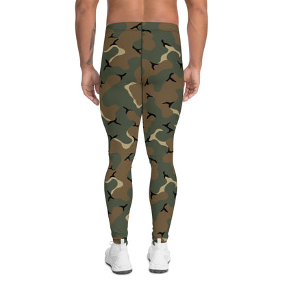 American MERDC Vehicle Woodland CAMO Mens Leggings