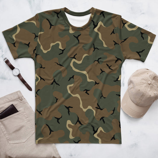 American MERDC Vehicle Woodland CAMO Mens t-shirt - XS - T-Shirts