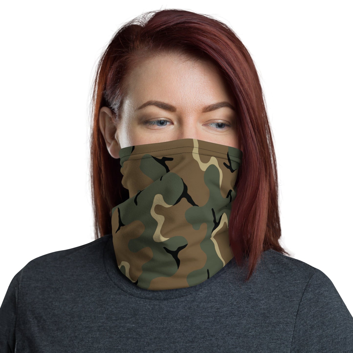 American MERDC Vehicle Woodland CAMO Neck Gaiter Gaiters
