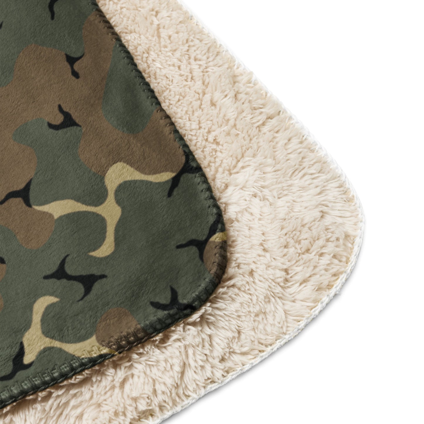 American MERDC Vehicle Woodland CAMO Sherpa blanket - Blankets