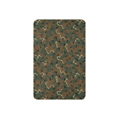American MERDC Vehicle Woodland CAMO Sherpa blanket - Blankets
