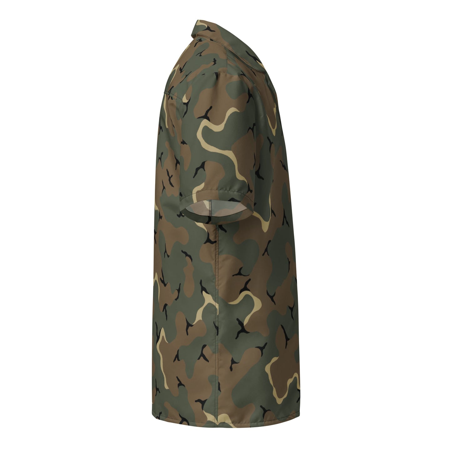 American MERDC Vehicle Woodland CAMO Unisex button shirt - Button Shirts