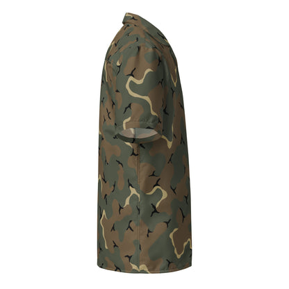 American MERDC Vehicle Woodland CAMO Unisex button shirt - Button Shirts