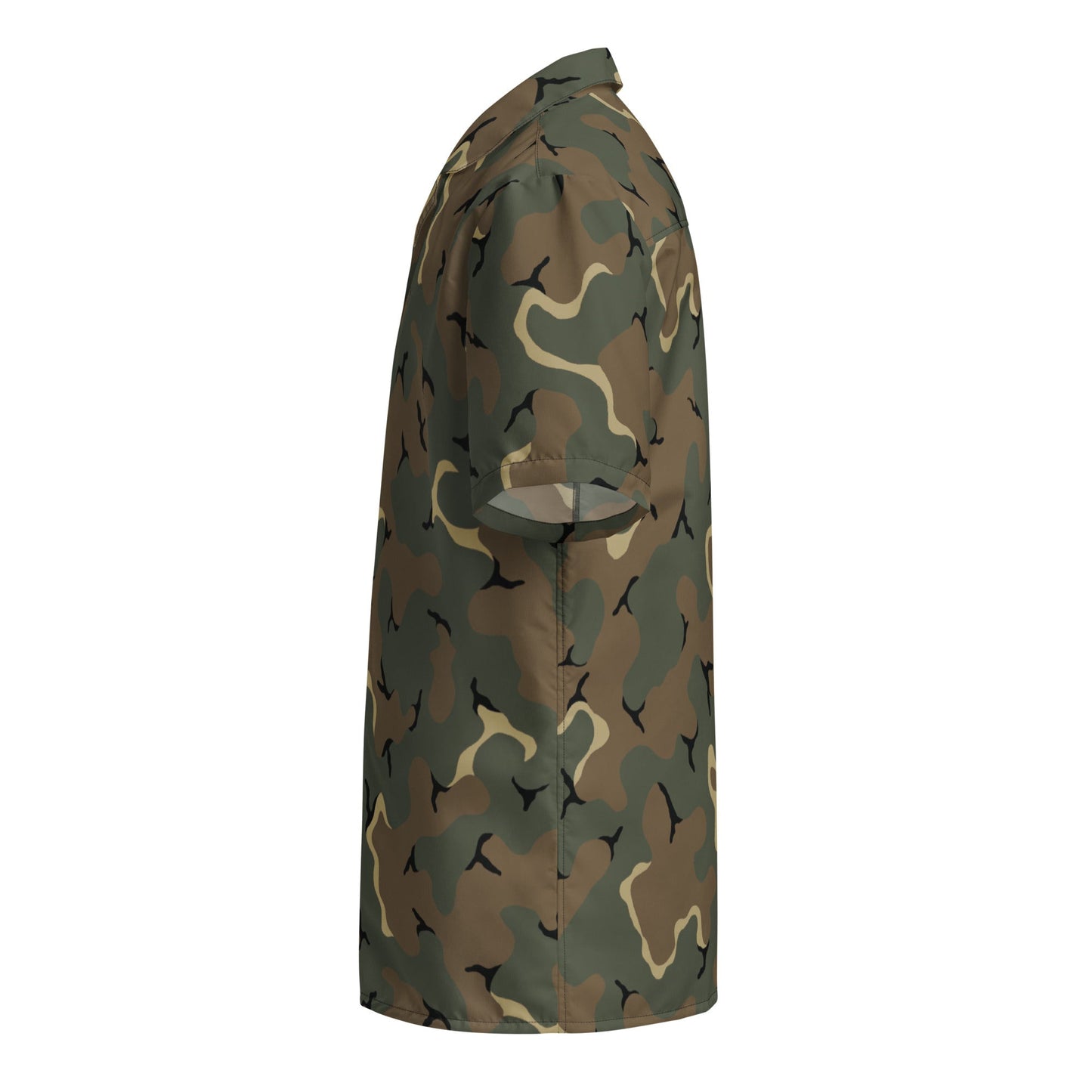 American MERDC Vehicle Woodland CAMO Unisex button shirt - Button Shirts