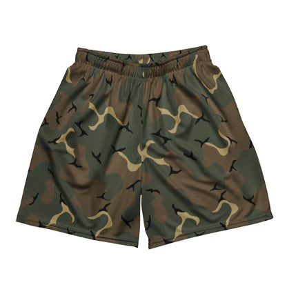 American MERDC Vehicle Woodland CAMO Unisex mesh shorts - 2XS - Mesh Shorts
