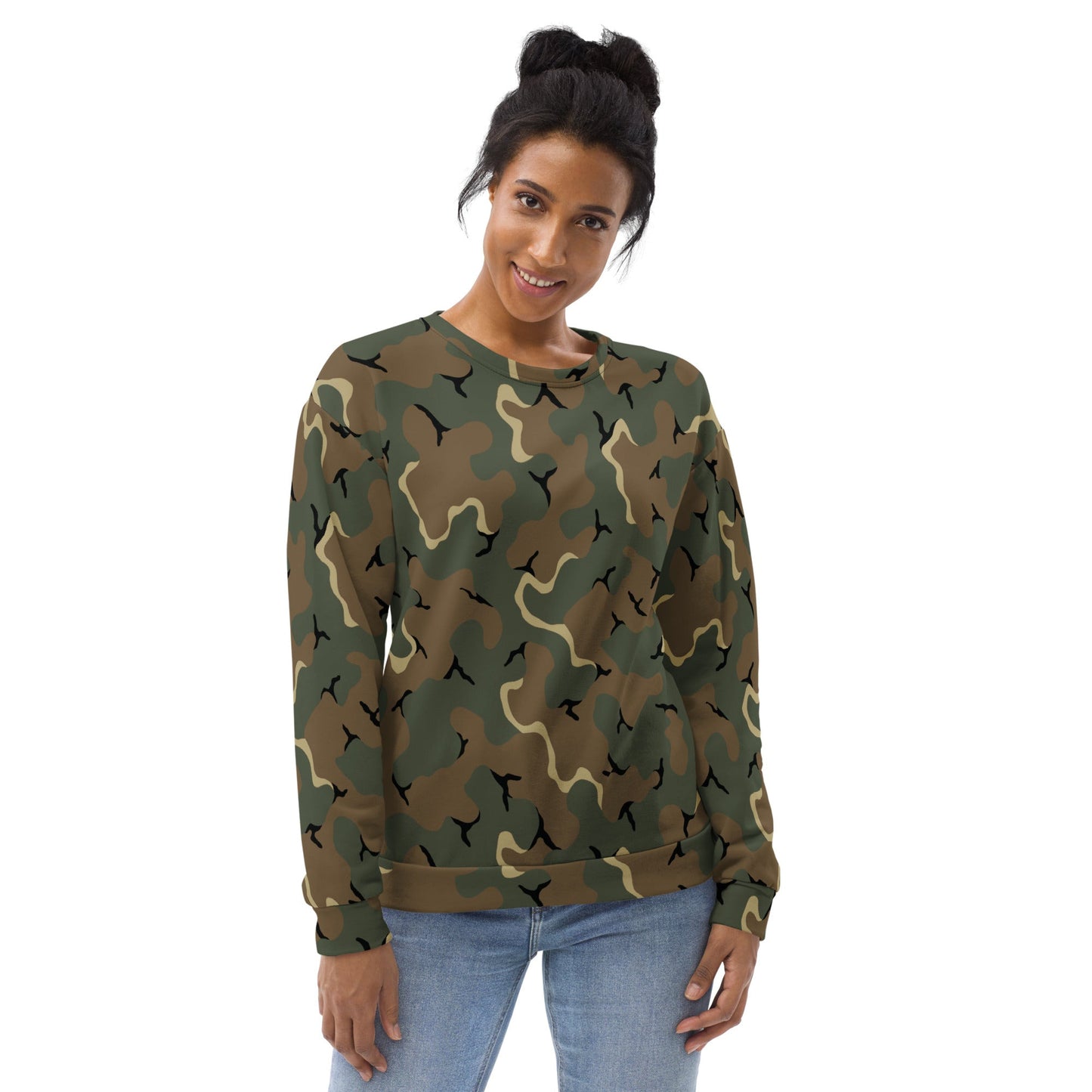 American MERDC Vehicle Woodland CAMO Unisex Sweatshirt - Sweatshirts