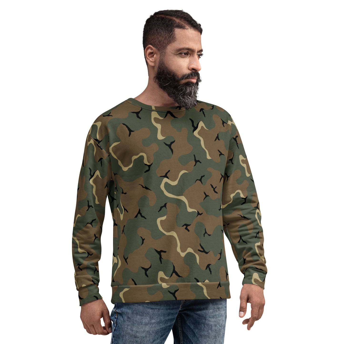 American MERDC Vehicle Woodland CAMO Unisex Sweatshirt - Sweatshirts
